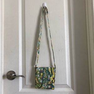 Vera Bradley All-in-One Crossbody in Lemon Parfait
